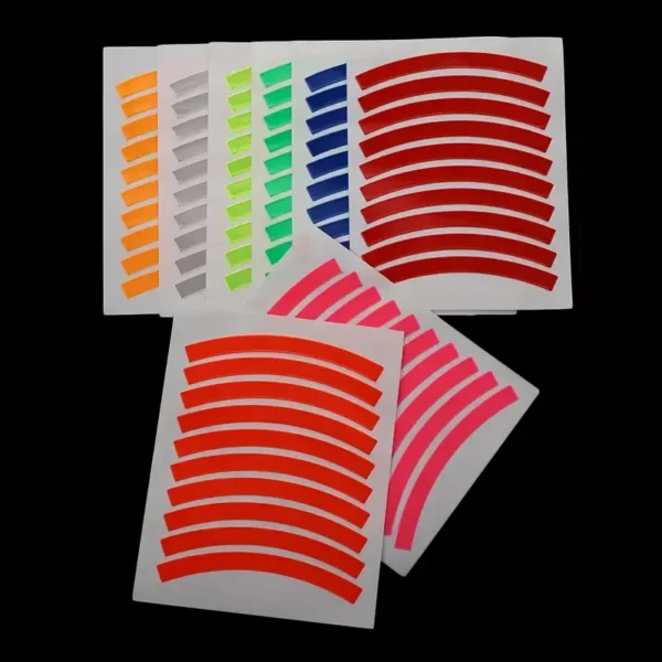 20pcs Glow-in-the-Dark Reflective Neon Stickers