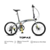 TRS Topaz Adult Folding Bike 20inch