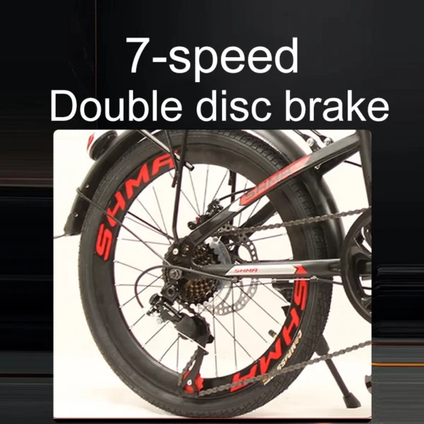 Velco Foldable 7 Speed Adult Bike 20inch