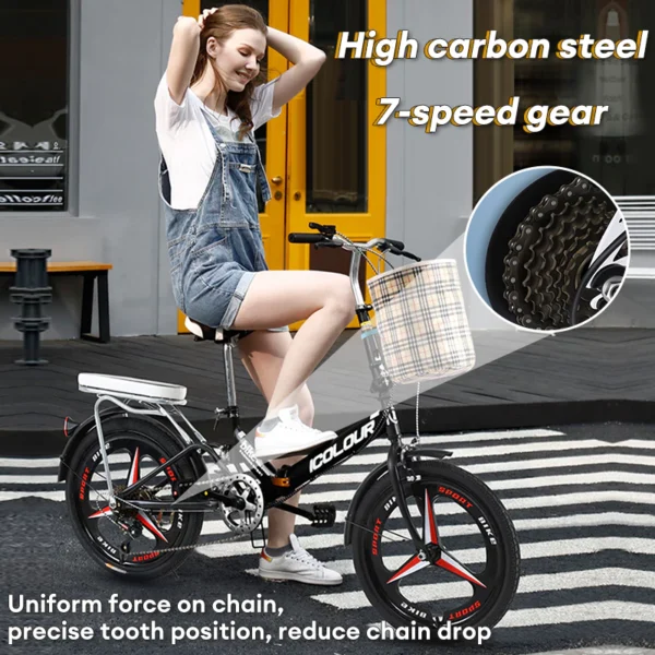 Foldable 7 Speed Adult Bike 20inch